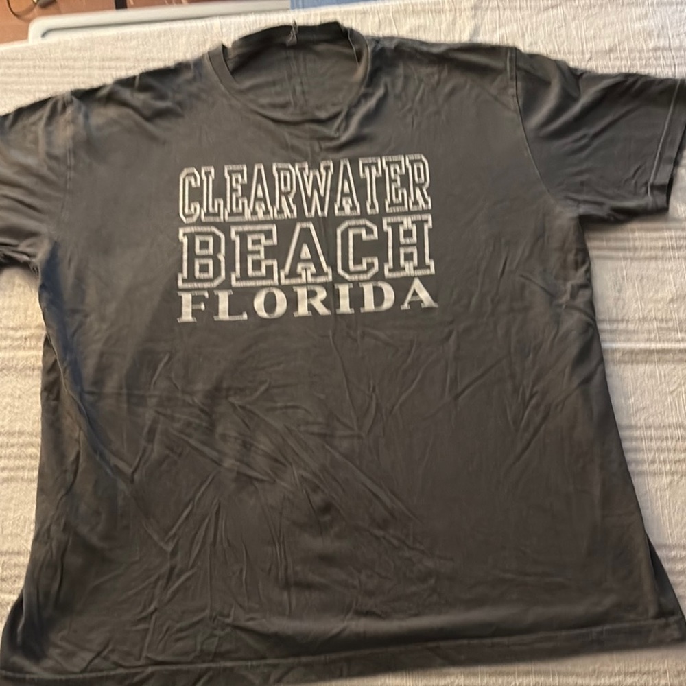 Gray Clearwater Beach Florida T-Shirt